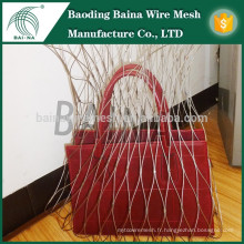 Anti-theft Wire Mesh / Flexible Camping Bags Rope Mesh